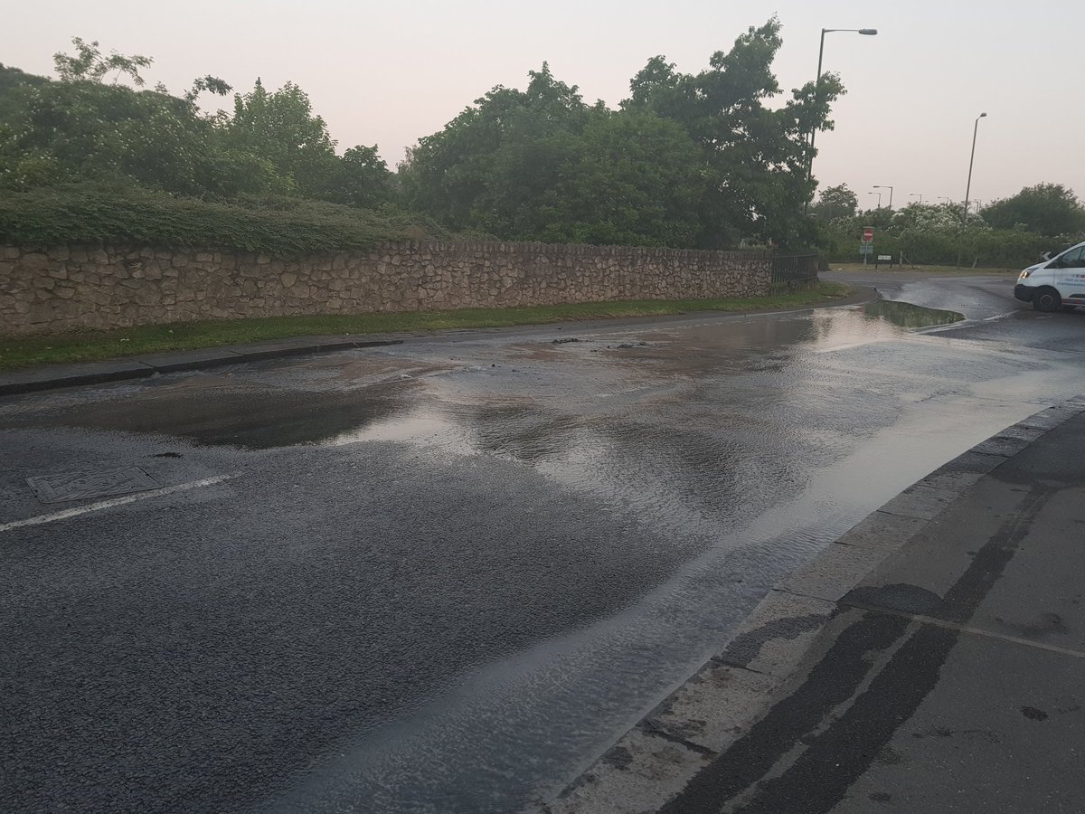 Buses have been diverted because of a burst water pipe in Erith