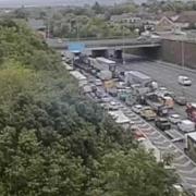 LIVE updates as Dartford Crossing west tunnel closes after crash with lorry