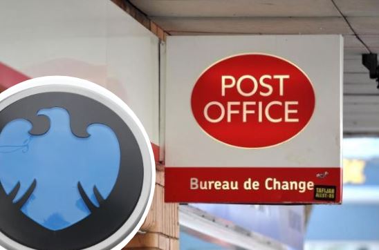 Barclays customers no longer able to withdraw cash from Post Office branches