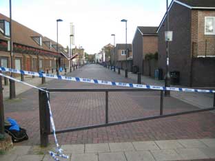 News Shopper: The street has been sealed off by police
