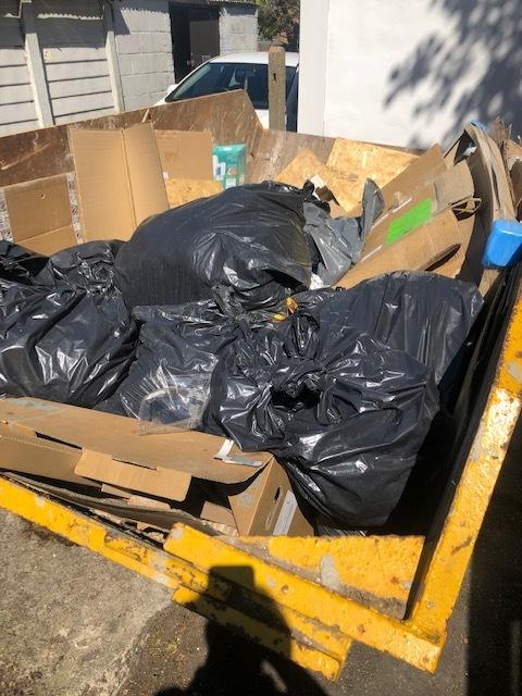 12 bags were dumped