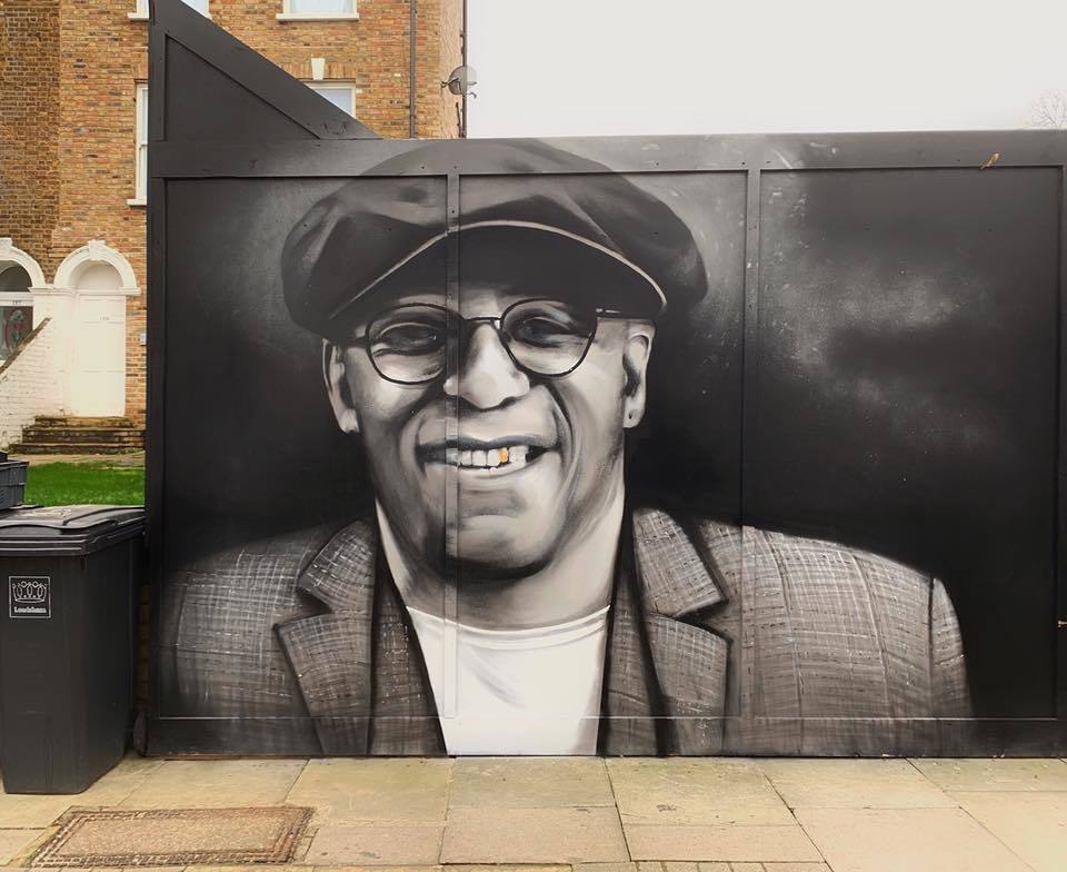 Artist Creates Ian Wright Mural After Hearing Emotional Tribute To Brockley Teacher Who Changed My Life News Shopper