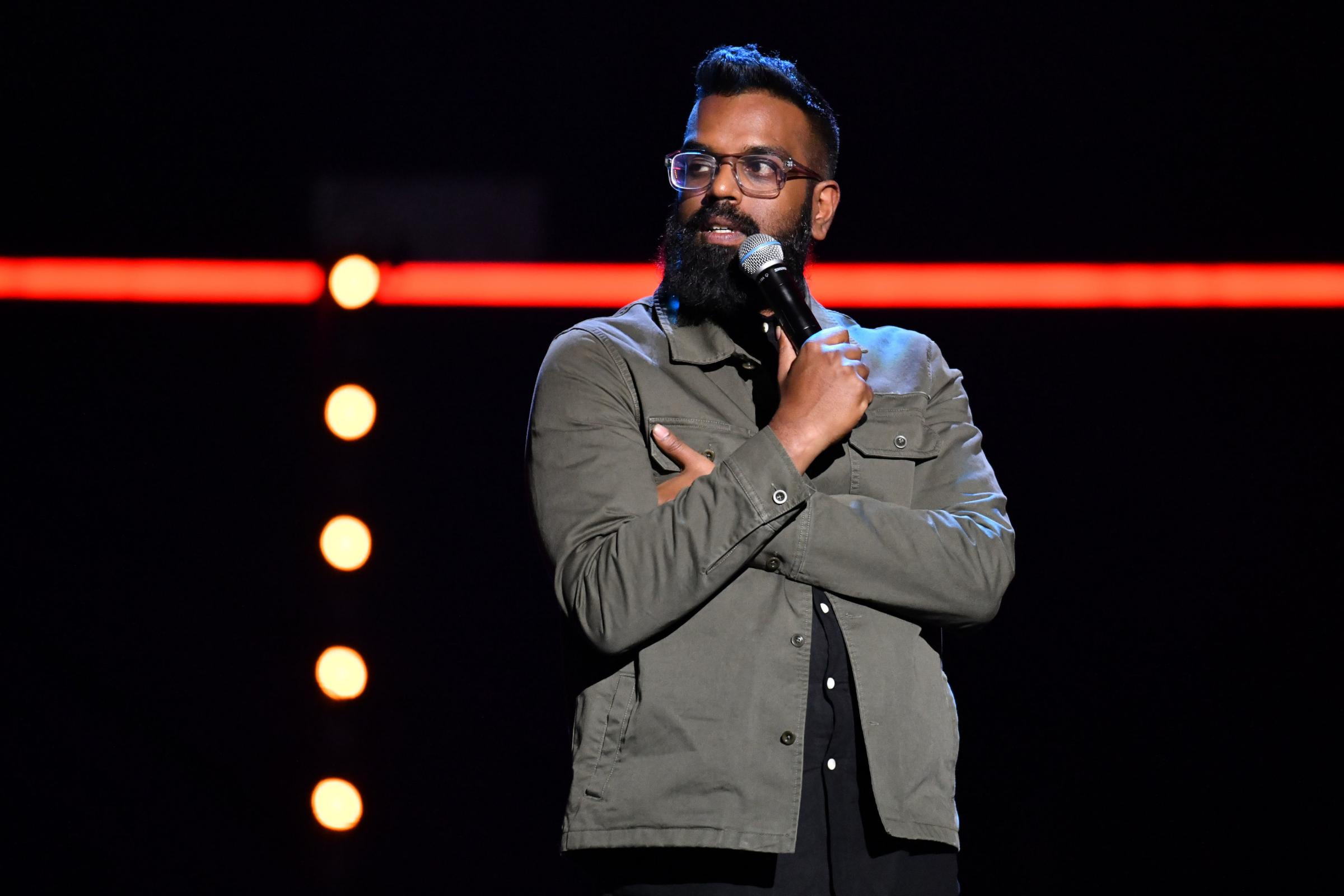 26/03/19 PA File Photo of Romesh Ranganathan performs during the Teenage Cancer Trust comedy night, at the Royal Albert Hall, London. See PA Feature SHOWBIZ TV Ranganathan. Picture credit should read: Matt Crossick/PA Photos. WARNING: This picture must on