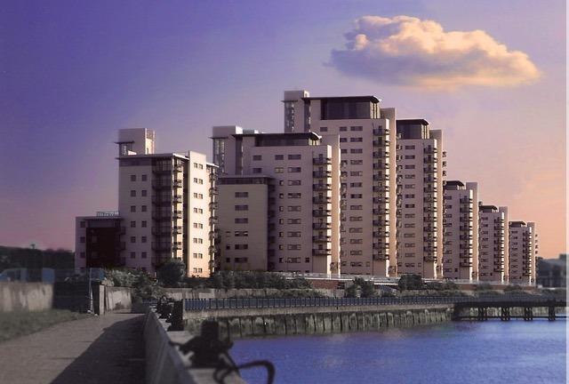 An image of the Royal Artillery Quays, where residents are weighing up a combined ?13m in fire safety repairs. Image: Supplied
