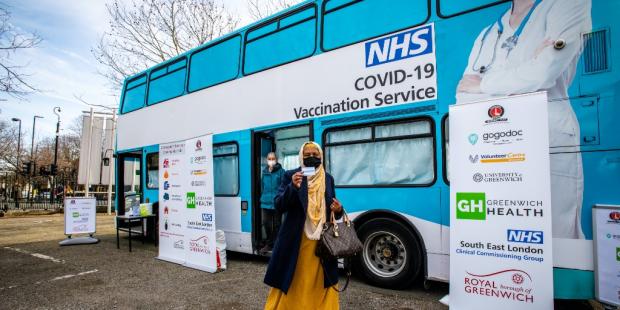News Shopper: Asah Ali after receiving her coronavirus vaccine onboard
