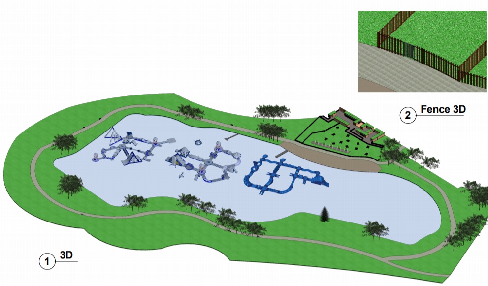 There are plans for a new water park at a lake by Bluewater in north Kent.