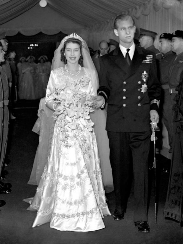 News Shopper: Princess Elizabeth and the Duke of Edinburgh leaving Westminster Abbey after their wedding ceremony (PA)