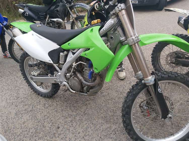 Dartford Police - Off road bikers given warning by Kent Police