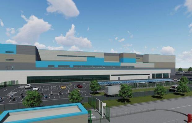 The Amazon warehouse planned for Dartford