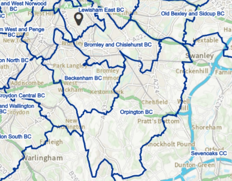 The current constituencies