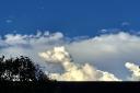 Eltham man Michael Purssord took these photos of a remarkably dog-shaped cloud back in June