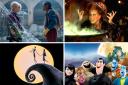 Family friendly Halloween films you can watch on Disney Plus, Amazon Prime and Netflix (Credit: L-R Top - Justina Mintz/NETFLIX and The Walt Disney Company, L-R Bottom - Disney and 2012 Sony Pictures Animation Inc. and Canva)