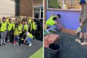 Nicholas James Construction held a workshop at Riverston School in Eltham to allow the students to have a go at contributing to the development of the garden