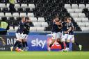 Drama - Millwall celebrate the last-minute equaliser scored against Swansea City