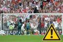 All the banned items and bag policy for England v USA at Wembley Stadium (Canva/PA)