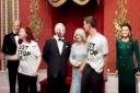 Just Stop Oil supporters threw chocolate cake in the face of King Charles at Madame Tussauds