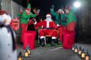 Phoenix Housing Association in Lewisham surprises 400 people with a visit from Santa.