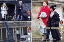 What people think is Netflix's Bridgerton has been spotted filming in Greenwich (photos: @mamapolinator/ TikTok)