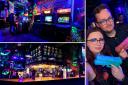 The new Shoreditch NQ64 arcade bar is located in Old Street and is a 9000 square foot “neon splattered drinking den”