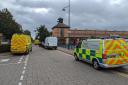 Ambulance crews at Erith Pier