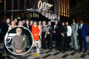 Brian Cox spotted at premiere for new James Bond gameshow premiere in Battersea .