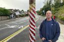Michael O’Donnell, 55, was speechless when he saw the pole