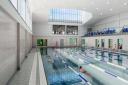 CGI of the renovated pool planned for the West Wickham Leisure Centre