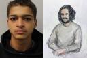 Tyler King (left) from Lewisham planned to sell a gun to Edward Little (right) who wanted to attack Hyde Park