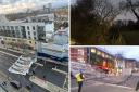 Storm Henk south London: Photos show fallen trees and scaffolding