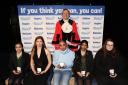 The Jack Petchey Achievement Award winners from Newstead Wood School with the Mayor of Bromley at the borough's award ceremony