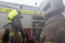 Four crews from Kent Fire Service attended the scene