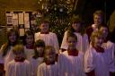Sarah Ince with the St Francis of Assisi Junior Choir