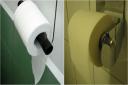 People have spoken and toilet roll should hang in front of the holder, not behind it against the wall