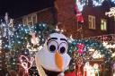 Stephen Parkins  dressed as Olaf