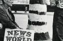 News of the World billboard: War declared (Pictures taken from Bob Ogley’s Biggin On The Bump)