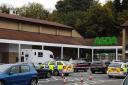 The alleged robbery happened at Asda, in Thames Way, Gravesend