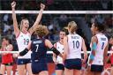 Team GB in volleyball victory