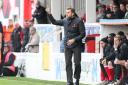 Daryl McMahon was delighted with Ebbsfleet's performance on Saturday. Pictures by Edmund Boyden.