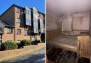 The flat in Westhorne Avenue in Lee (photos: Zoopla)