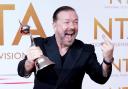 Ricky Gervais at the NTA (PA)