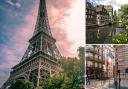 Three pictures of French destinations. Credit: Canva