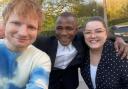 Sandy Obogeanu and Lamin Fofana bumped into Ed Sheeran in the Richmond hotel's car park (photo: The Petersham Hotel0