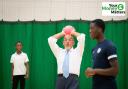 Chancellor, Nadhim Zahawi meets staff and children during a games session at a Holiday Activities and Food (HAF) club at Sydenham School in south east London where he was responding to the release of the UK inflation July 2022 figures (photo: PA)