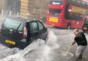 'Flash flood' outside London's Kings Cross. Credit: AndrewsVisual