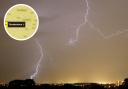 Met Office issues yellow thunderstorm warning for London (PA/Met Office)