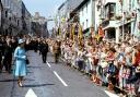 Photo dated 9/6/1977 of Queen Elizabeth II meeting an enthusiastic crowd at St Katherine's Dock near the Tower of London / PA