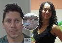Jorge Garay (left) strangled and buried his partner Karla Godoy (right) while on holiday in Peru