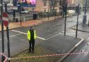 Police cordon in Catford following the fatal shooting