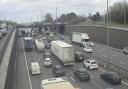 A crash on J1A of the M25 has led to traffic on the Dartford Crossing this afternoon with congestion leading back to Swanley Interchange.