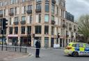 Picture from scene of stabbing in Southwark